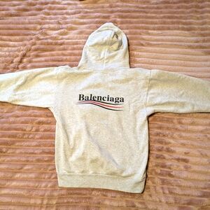 Balenciaga authentic kids hoodie grey